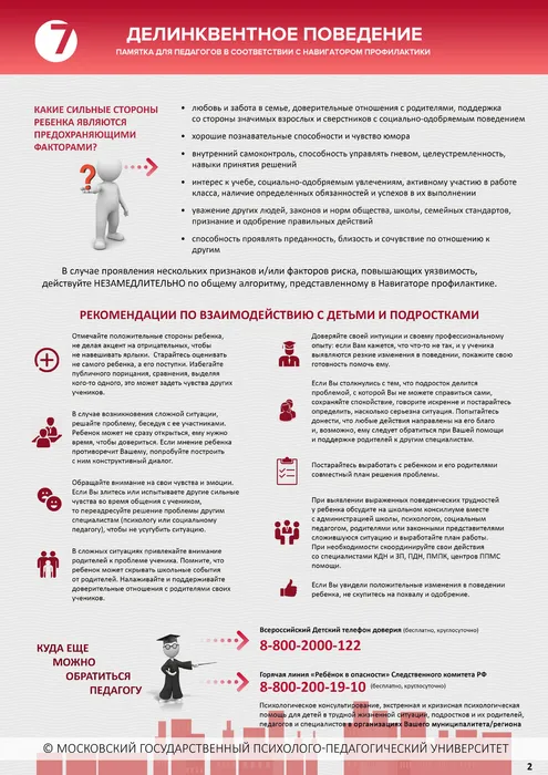 педагогам о делинквентном поведении подростов